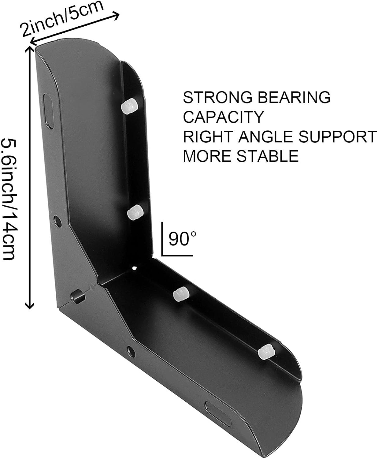 8 PCS 2 Inch Heavy Duty Metal Sofa Legs, Black Minimalist Design Furniture Feet with Screws, Furniture Legs for TV Cabinet Couch Cupboard Replacement Parts