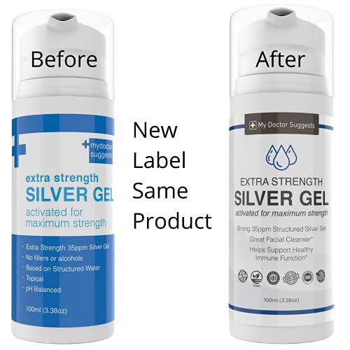 Extra Strength Silver Gel - 35ppm Silver Gel Activated for Maximum Strength Therapeutic Grade. (2)