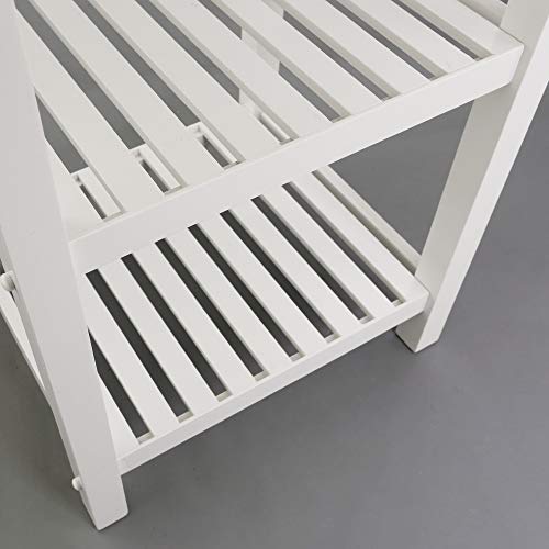 American Trails Sunrise American Kitchen Island, Natural Maple Top, White Base (New)