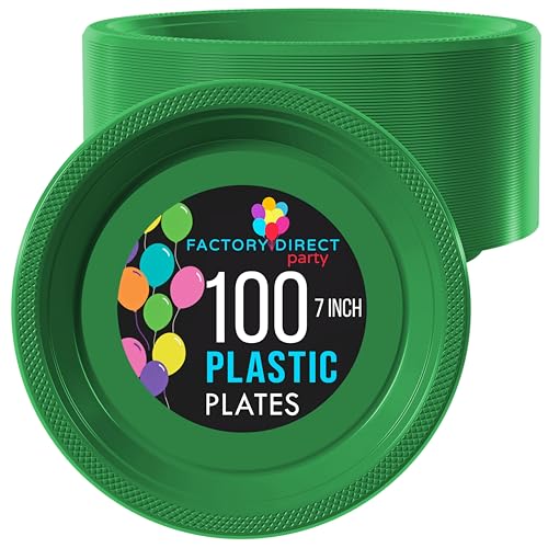 Exquisite 10 Inch. Dinner Plates Clear Plastic Plates Disposable, 100 Count Clear Plate Set, Disposable Plates For Party, Plastic Plates For Party, Great Party Supplies & Plastic Party Plates