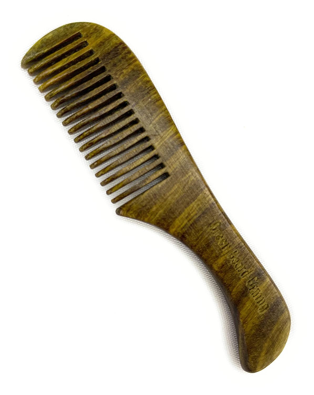 Tree-mendous Sandalwood Mustache Comb 2-Pack - Durable Pocket Combs that Plant Trees by Green Beard Grmng