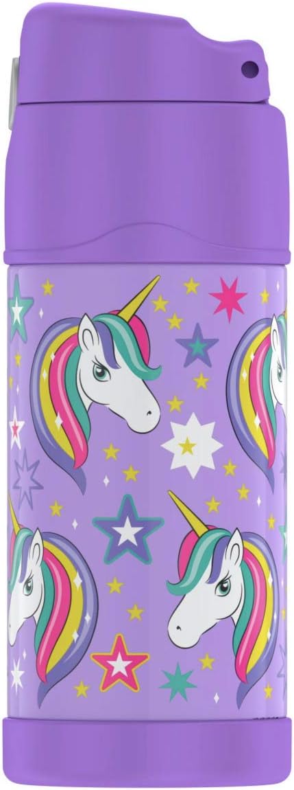 Thermos 12 oz FUNtainer Bottle - Unicorns & Rainbows
