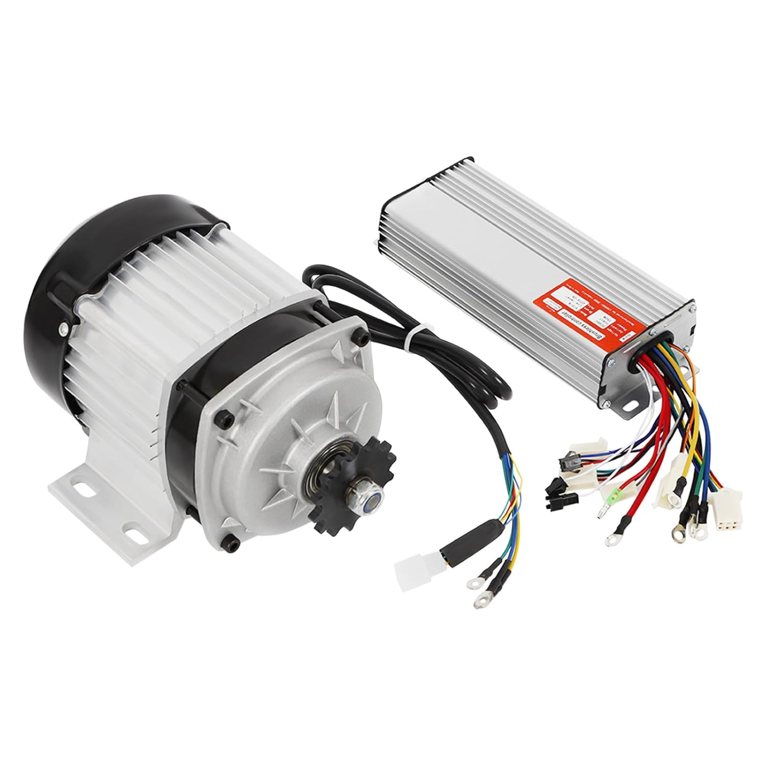 Brush Less Motor,48V Universal Electric Brushless Motor 3-speed Adjustable Electric Motor Kit Electric Brushless DC Motor Kits for DIY E-Bike, Bicycle, Tricycle, Electric Scooters