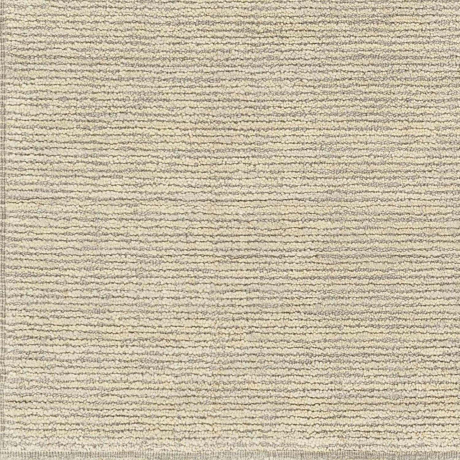 Hauteloom Abiera Wool Living Room, Bedroom Area Rug - Modern - Gray, Beige - 5' x 7'6