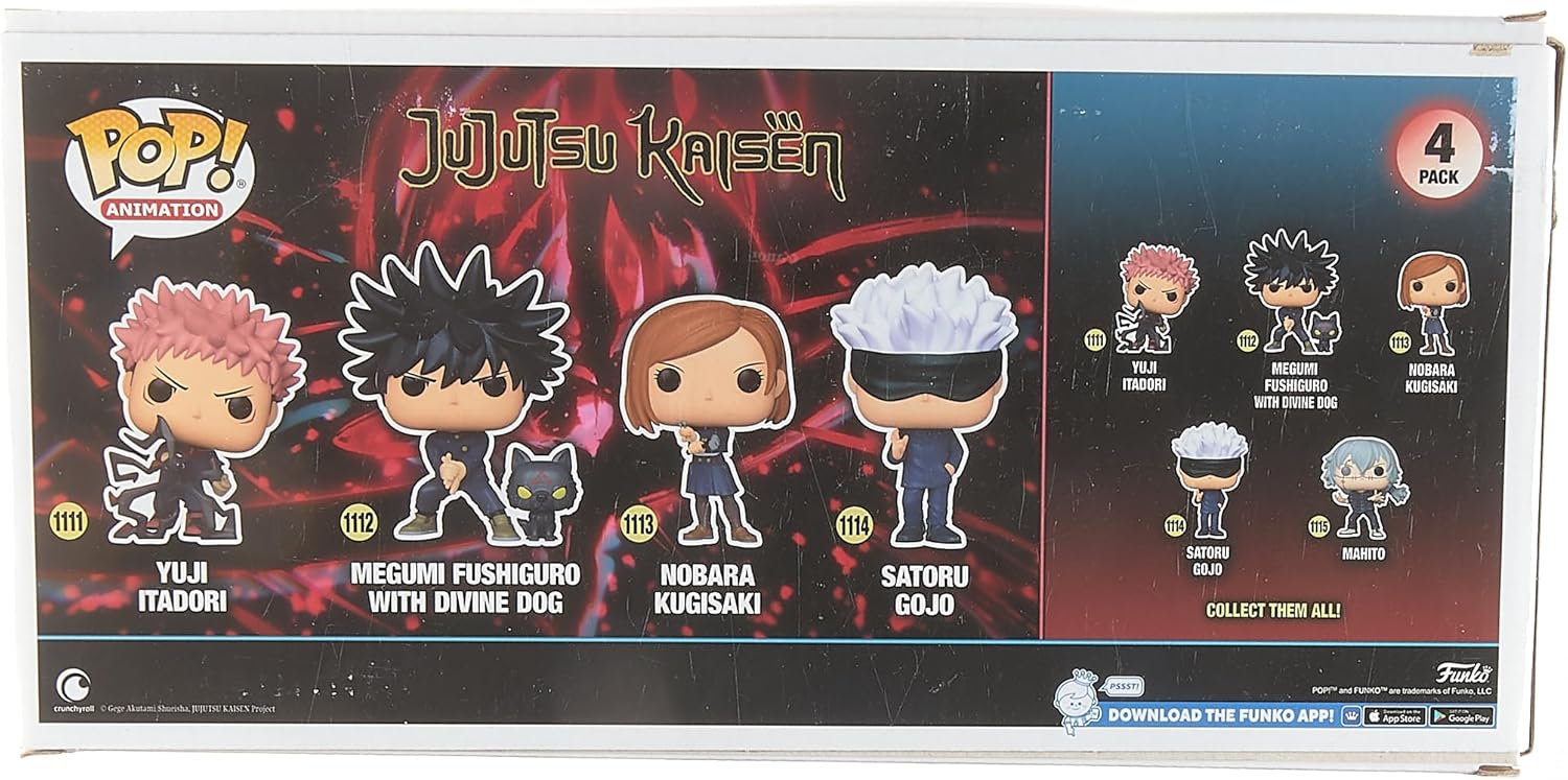 Funko Jujutsu Kaisen - US Exclusive Pop! Vinyl 4-Pack