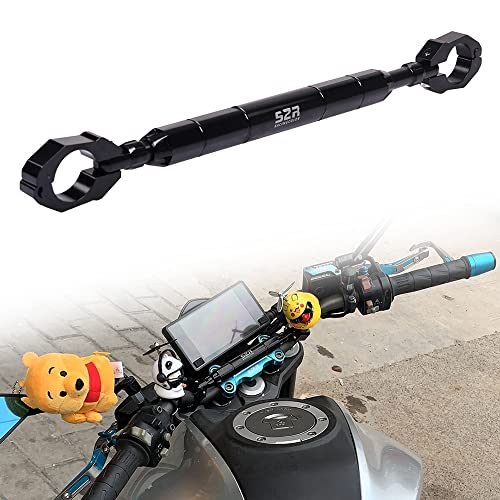 22mm 25mm Aluminium Alloy Bold Thick long Motorcycle Balance Bar Handlebar Crossbar Strength Levers Phone Holder Adjustable 34-38cm
