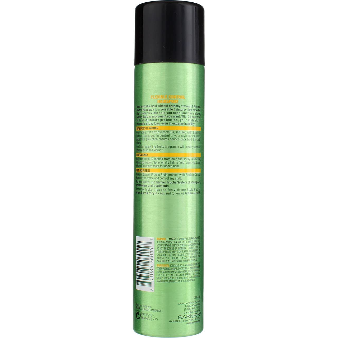 Garnier Fructis Style Flexible Control Anti-Humidity Aerosol Hairspray 8.25 oz (Pack of 1)