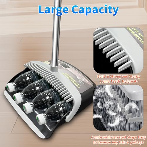 Broom with Dustpan Combo Set Broom and Dustpan Set Dust Pan with 51.2