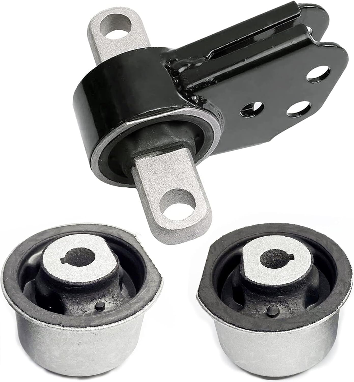 Front Differential Mount Set Replacement for Jeep Grand Cherokee 2005-2010 & Replacement for Jeep Commander 2006-2010 Replaces 52114354AA 52089516AB 1 Front Axle Mount & 2 Front Axle Bushings