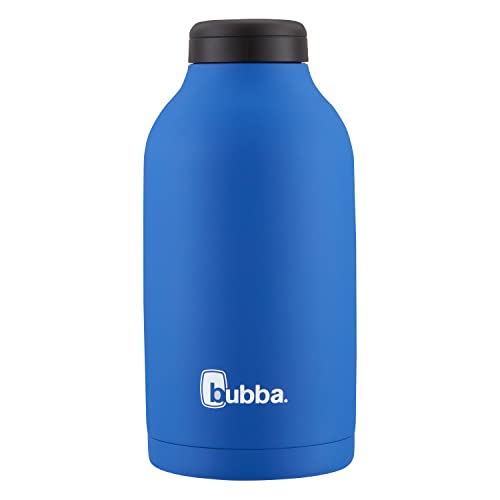 Bubba Radiant Stainless Steel Water Bottle with Push-Button Straw Lid 40oz., Licorice Rubberized