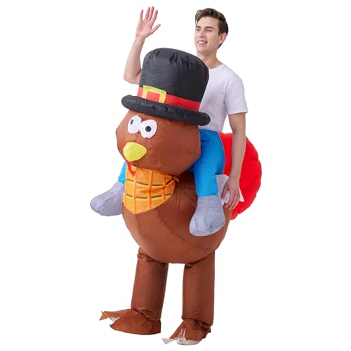 IRETG Inflatable Costume for Adults Halloween Funny Blow Up Animal Costume for Festival Parade Cosplay Party Fancy Dress
