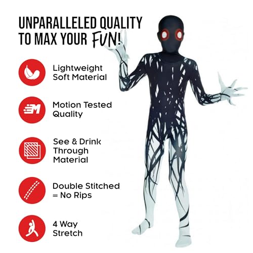 Morphsuits Zalgo Costume Kids, The Rake Costume Kids, Monster Costume Kids, Scary Halloween Costumes for Boys