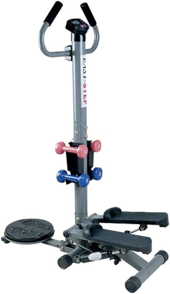 Stepper,Home Silent Hydraulic Small Mini Exercise Take Up No Space Fitness Equipment Perfect for Man Women,Black