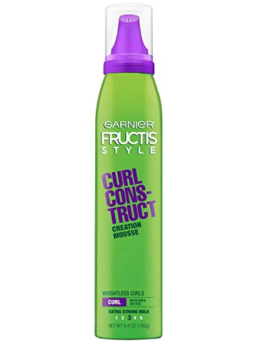 Garnier Fructis Style Curl Construct Creation Mousse Extra Strong Hold, 6.80 Ounces
