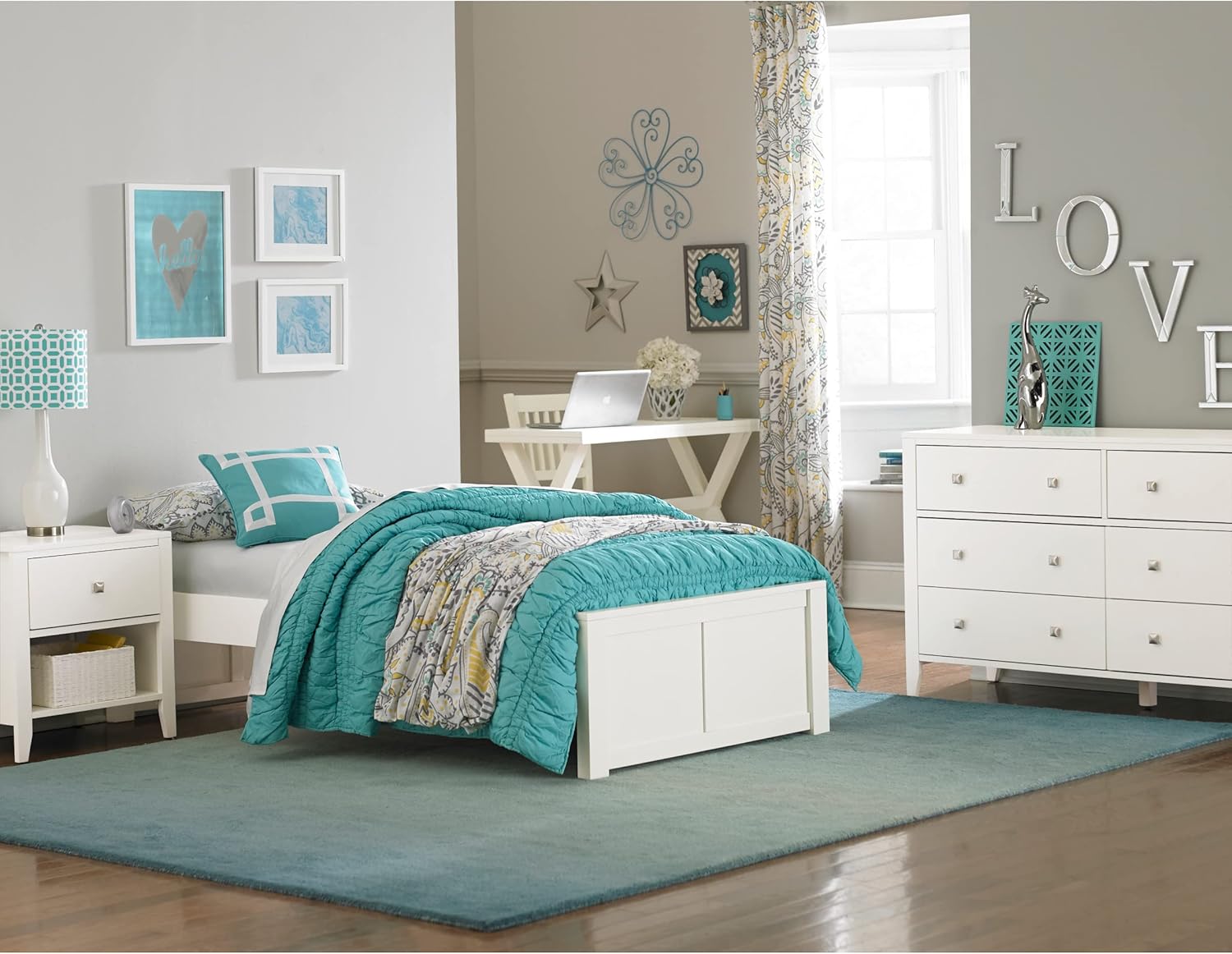 Hillsdale Furniture Pulse Twin Platform Bed, White