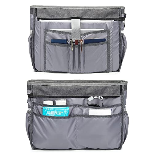 Nurse Tote Bag, Medical Supplies Shoulder Bag with Padded 15.6” Laptop Sleeve