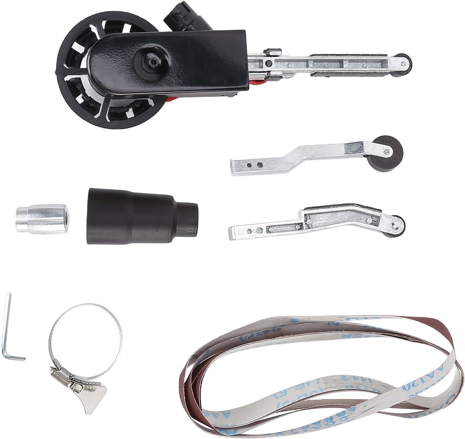 Belt Grinder, Belt Grinder Machine,Metal Furniture Grinding Polishing Machinne Household Small Belt Sander Used With Angle, Power Belt