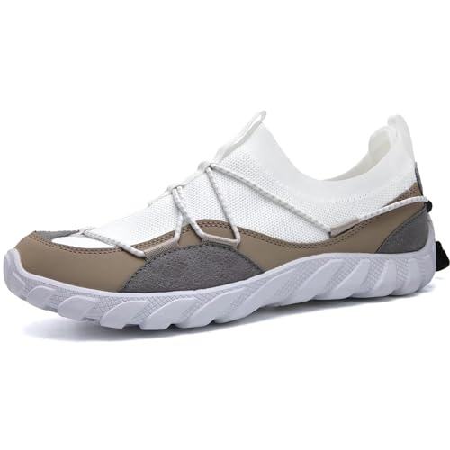 WateLves Womens Mens Slip On Sneakers Breathable Mesh Water Shoes Lightweight Casual Sneakers for Walking Gym Travel Work