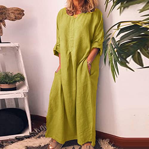 FQZWONG Dresses for Women Casual Flowy A Line Party Club Maxi Beach Sundresses Plus Size Summer Sexy Hawaiian Vacation Outfit
