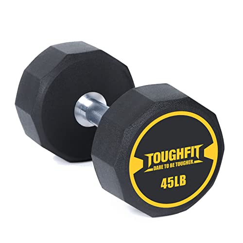 5-520LBS Dumbbell Sets With Optional Rack- PEV Coated & Non-slip knurl Iron Handle - Free Weights for Strength Training Full Body, Decagon Dumbbells for Home Gym, Workouts…