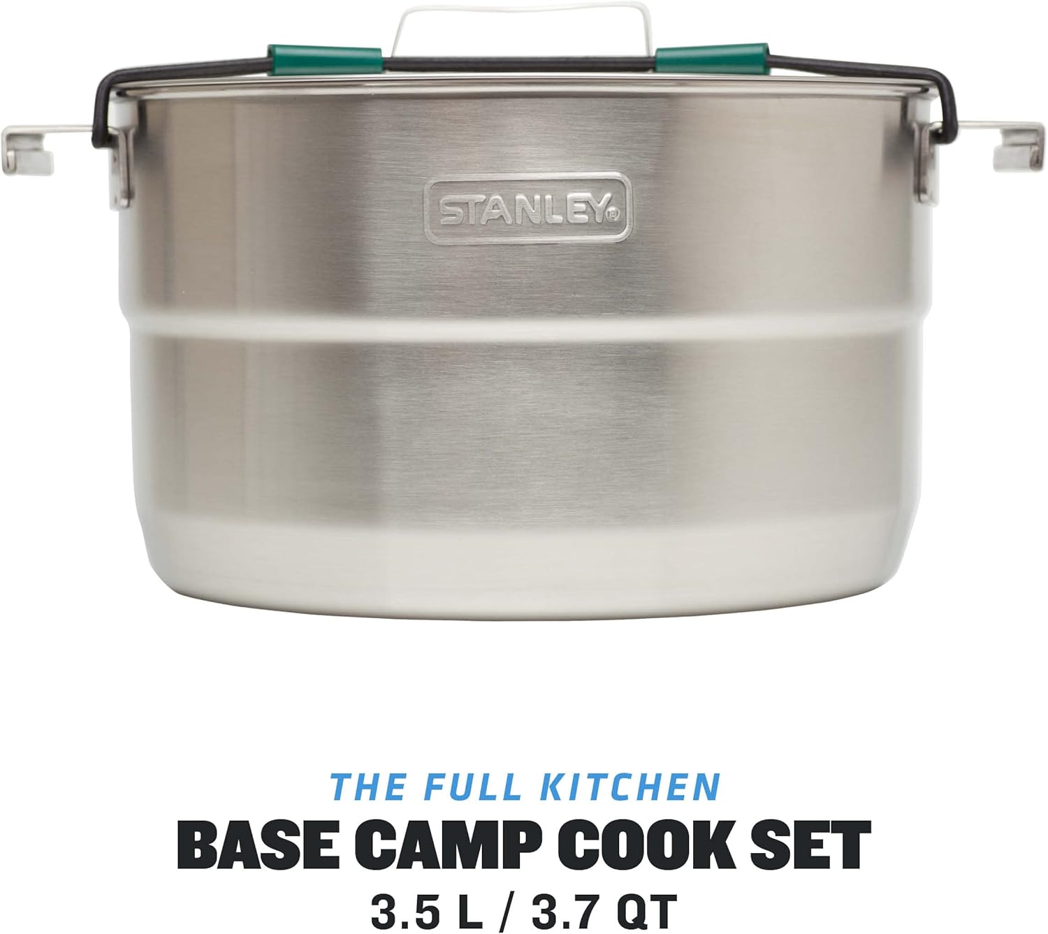 STANLEY Adventure Full Kitchen Basecamp 11 Piece Camp Cook Set-Packable Unit, 3.5l, Stainless Steel