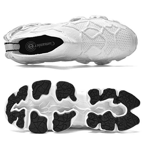 Mens Womens Slip on Loafers Walking Tennis Shoes Laceless Jogging Blade Sneakers Unisex Mesh Trail Running Casual Athletic