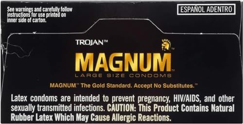 Trojan Magnum Xl Lubricated Condoms, 48 Count