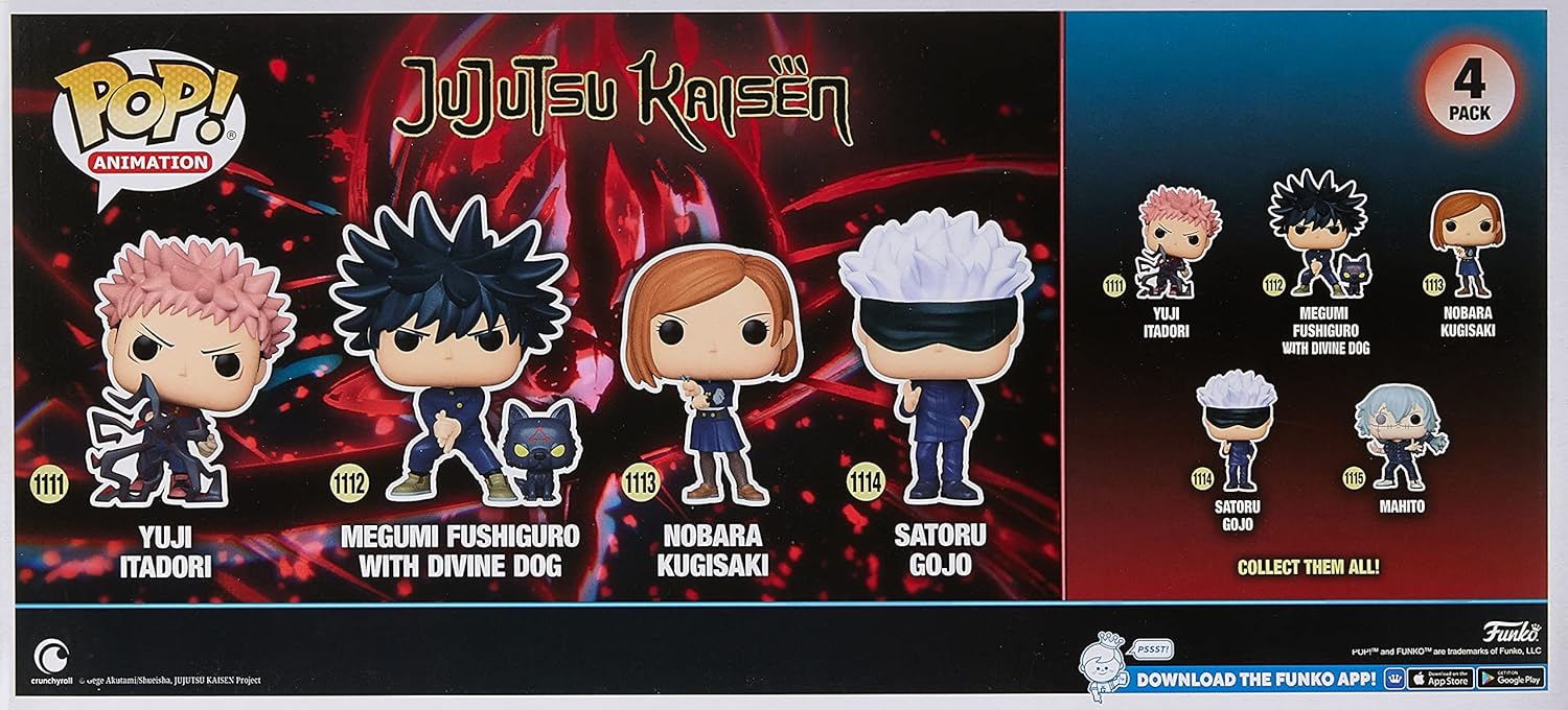 Funko Jujutsu Kaisen - US Exclusive Pop! Vinyl 4-Pack
