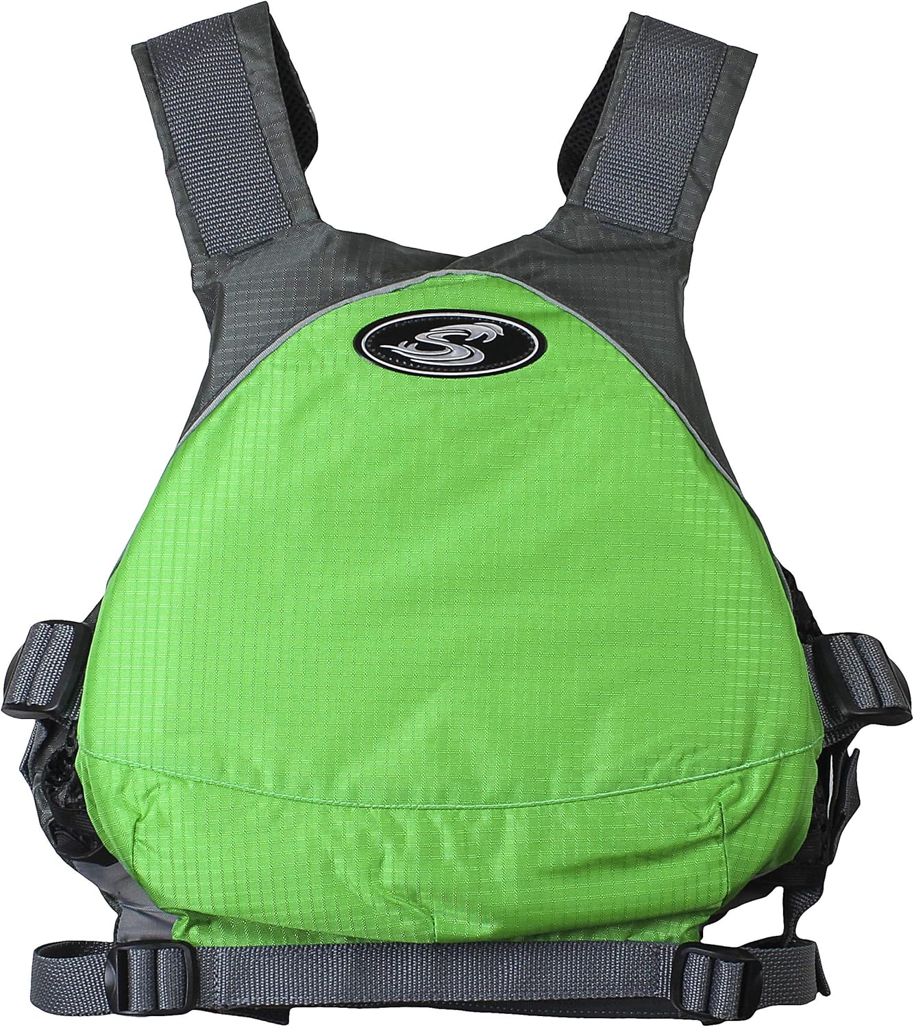 Stohlquist Edge Life Jacket, Lime Green/Gray, Large/X-Large