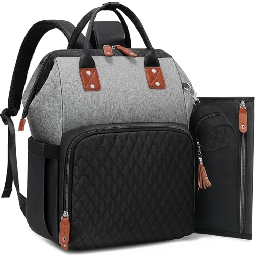 DIPUG Camo Backpack Diaper Bag, 16-Pocket Capacity, BPA-Free, Waterproof Interior, Easy Assembly