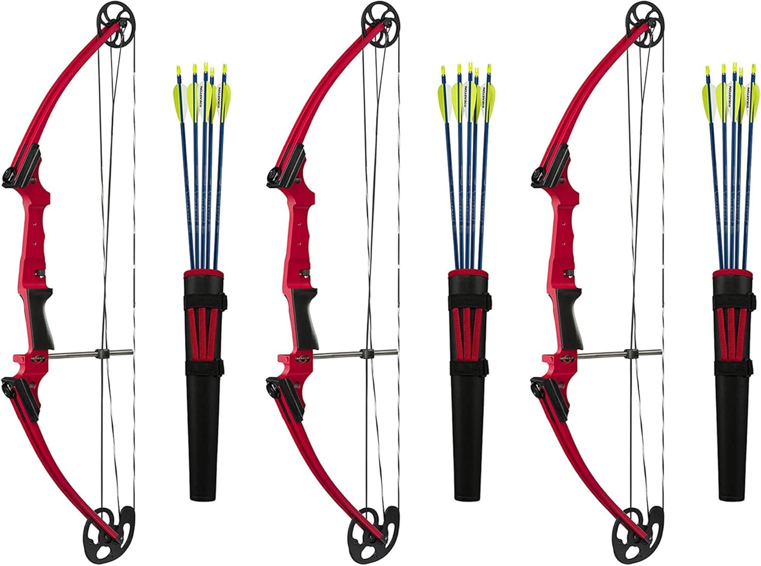 Genesis Archery Compound Bow Archery Kit w/Adjustable Draw Length 15
