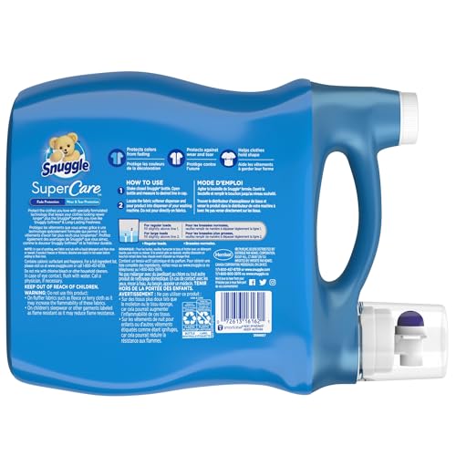 Snuggle SuperCare Liquid Fabric Softener, Lilies and Linen, 95 Ounce, 90 Loads