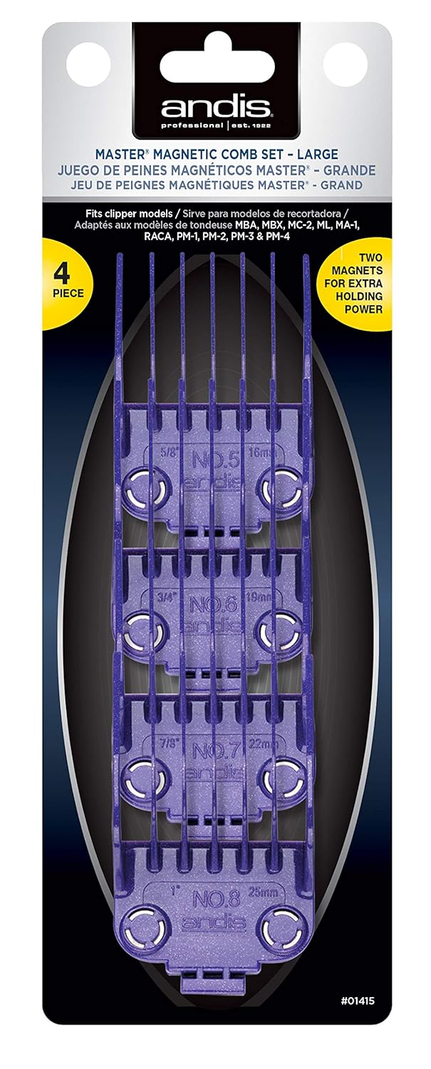 Andis Andismagnetic Comb Combo, Small and Large