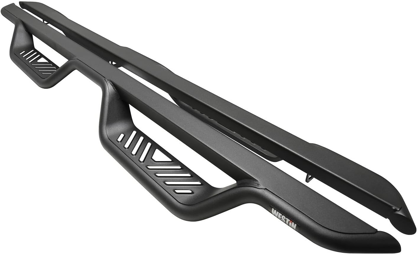 Westin 20-14125 Black Outlaw Drop Nerf Step Bars fits 2019-2022 Silverado Sierra 1500 (Excl. LD/Sierra 1500 Limited) 2020-2022 2500 3500 Double Cab 1 Pair