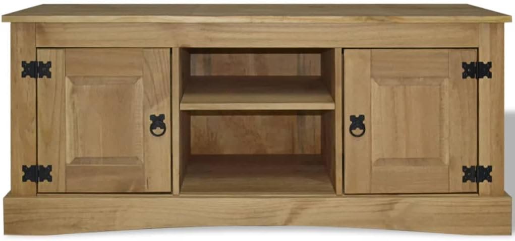 Television Stand Media Console Entertainment Unit TV Stand Mexican Pine Corona Range 47.2