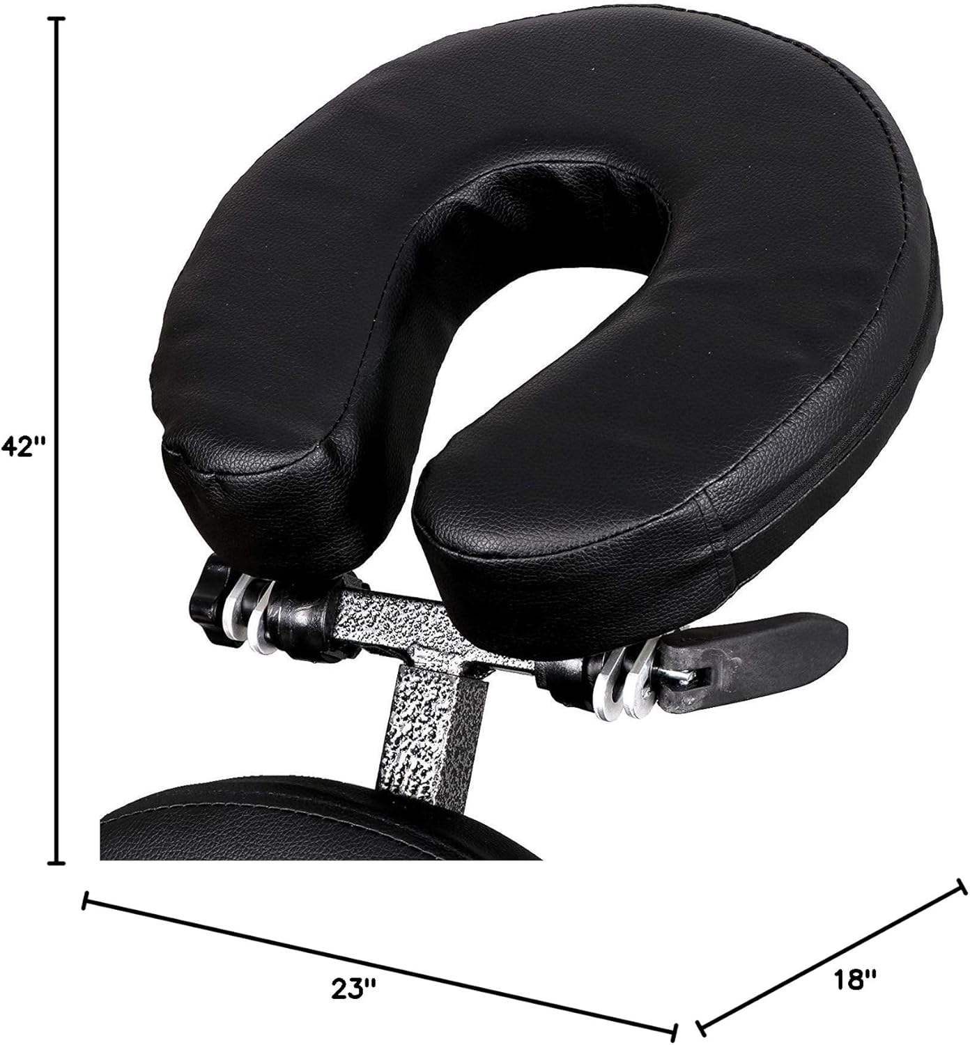 Massage Chair Portable Tattoo Folding Chairs High-Density Sponge Adjustable Salon Chair Light Weight Travel Spa Seat,with Carrying Bag (Black)