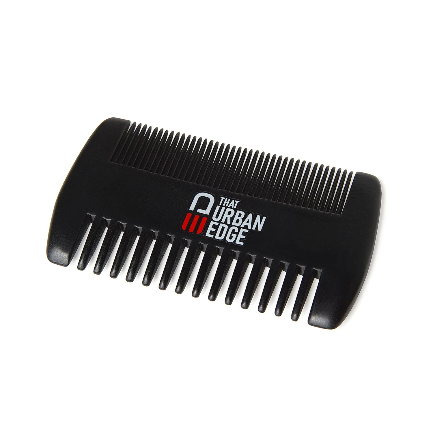 Wooden Beard Comb for Men | Dual Action Mens Hair Comb for Fine and Coarse Beard Hair | Perfect for Use with Balms and Oils | Beard Comb for Men’s Grooming - For Moustache and Beard