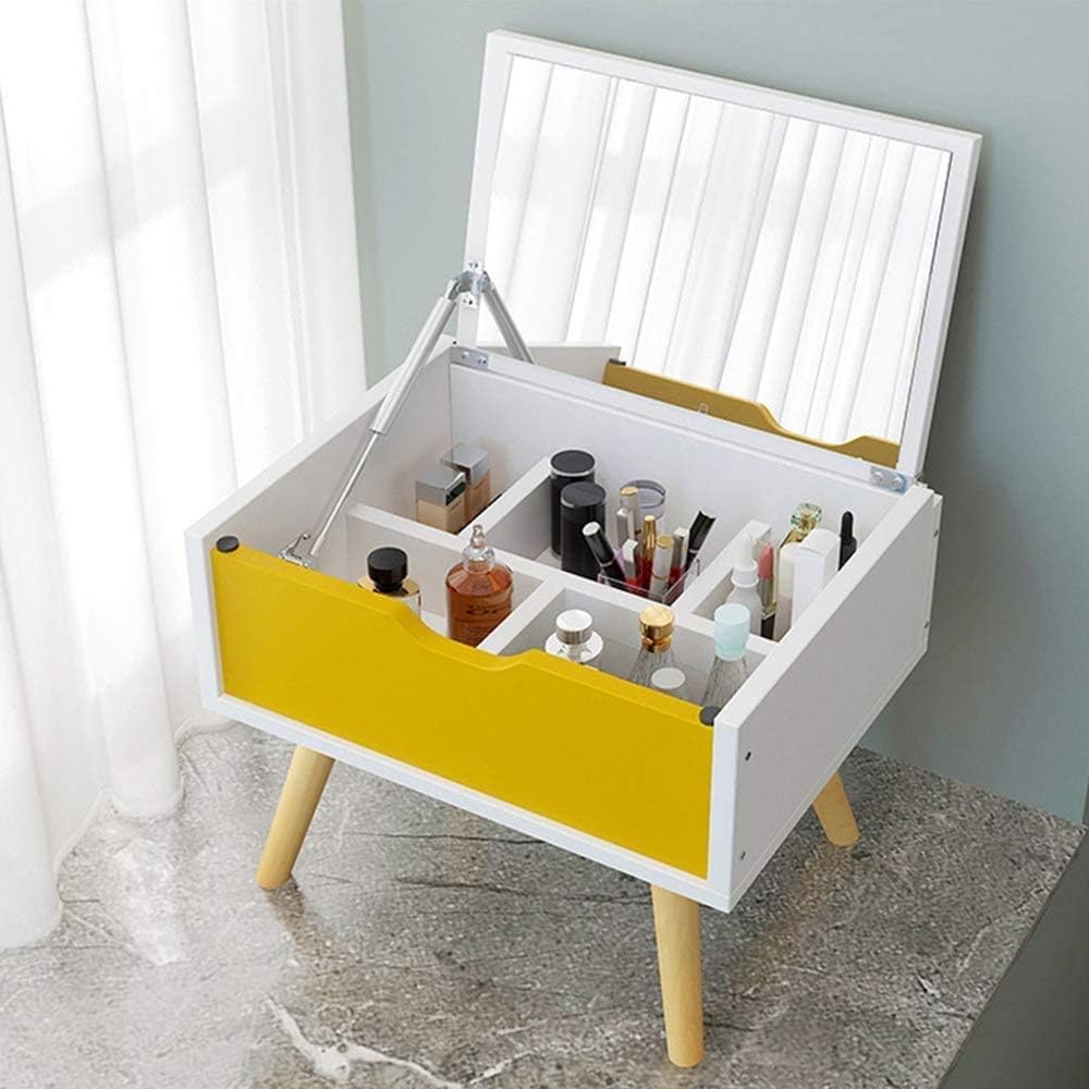 Bay Window Dressing Table Bedroom Multi-Function Net Red Dressing Table Small Mini Economy Tatami Dressing Table (Color : D) (E)
