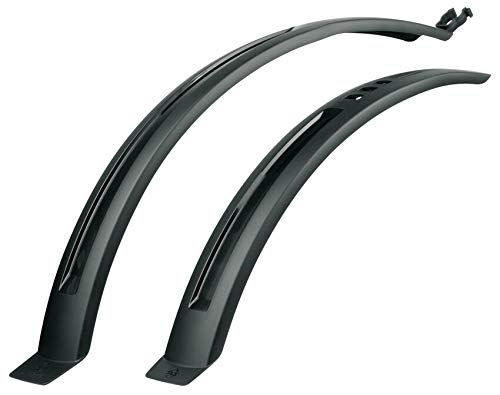 SKS Germany Mudguard Set for Mountain and Trekking Bikes (Bicycle Accessories Made of Impact-Resistant High-Performance Plastic, Optimum Splash Guard, Easy Assembly, Various Models)