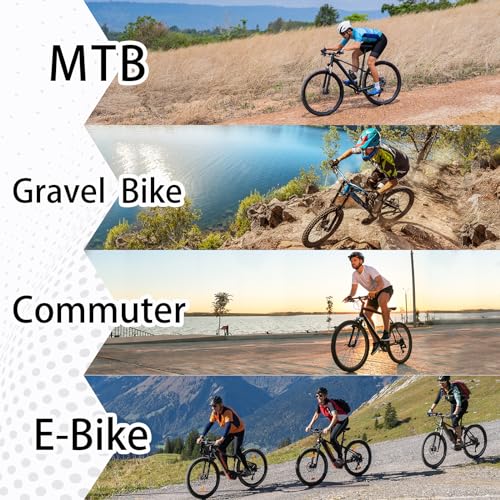 BUCKLOS 25.4/31.8mm Mountain Bike Handlebars Flat/Riser Bar, Aluminum Alloy MTB Handlebar 660/720/780mm, Premium Matter Mount Bikes Bicycle Handle Bar