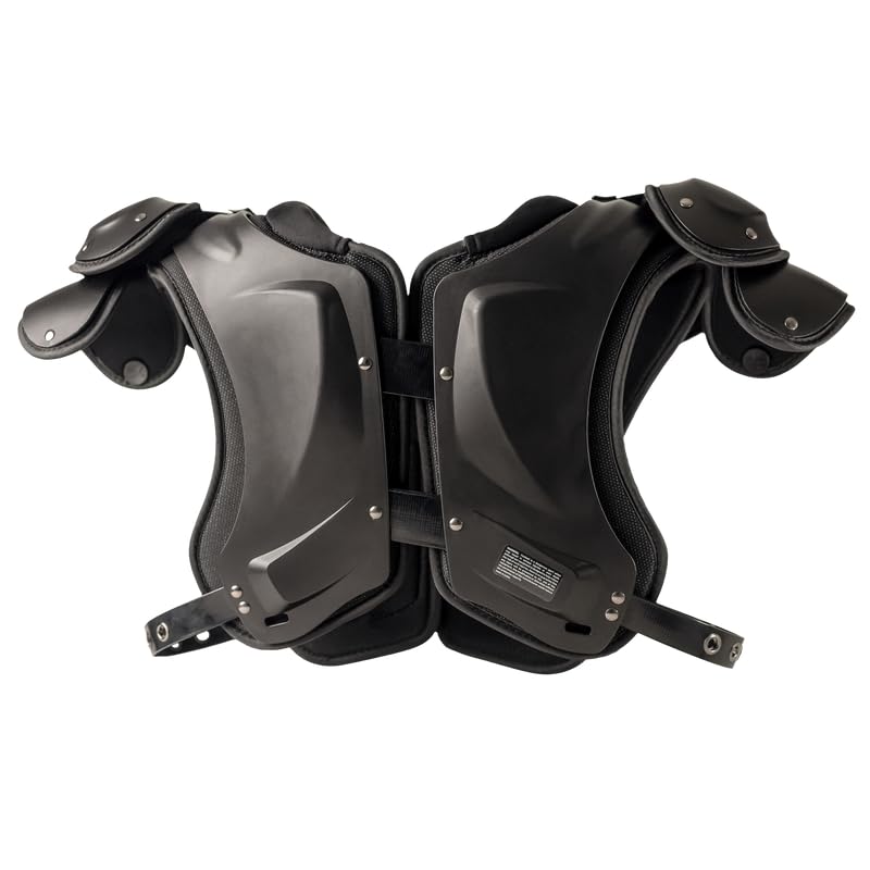 Xenith Velocity 2 Junior Vasity Football Shoulder Pads- Lightweight Protectve Gear for Larger Youth Athletes- Easy On/Off, Comfortable Fit- Low Profile Design for Improved Performance