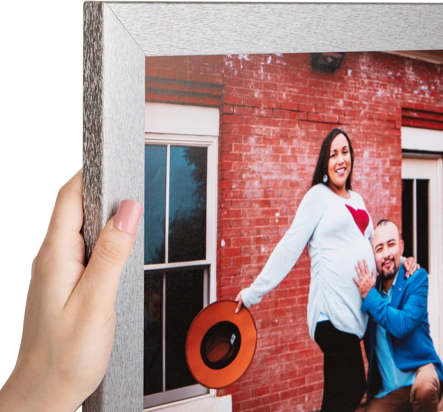 ArtToFrames 22x40 Inch Gray Picture Frame, This 1.25 Inch Custom MDF Poster Frame is Tungsten, Great for Your Art or Photos - Comes with Economy Acrylic