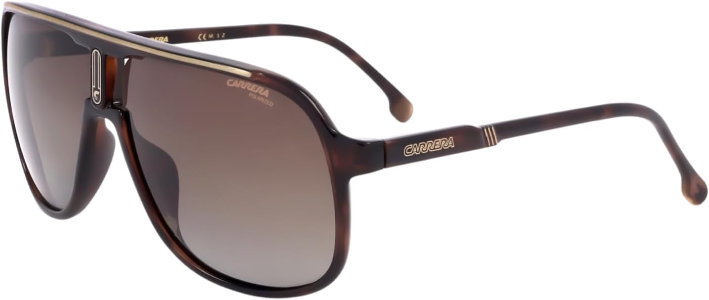 Carrera Polarized Brown Navigator Men's Sunglasses 1047/S 0086/LA 62