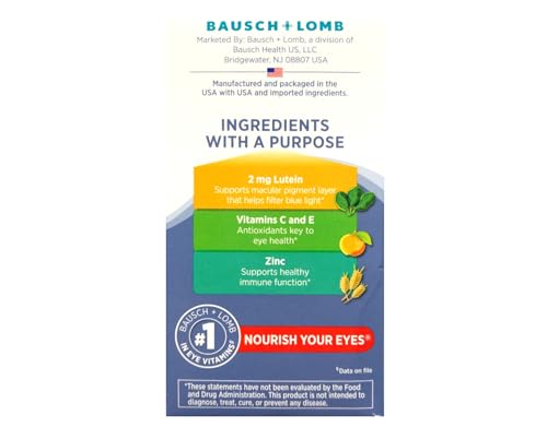 Bausch & Lomb Ocuvite with Lutein - 120 Tablets