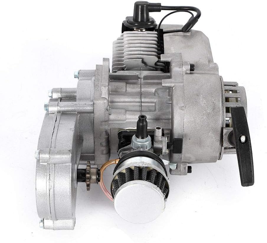 49CC 2-Stroke Engine&Transfer Motor Gear Box Air Filter Mini Pocket Dirt Bike ATV/Scooter Pull Start USA USA Stock