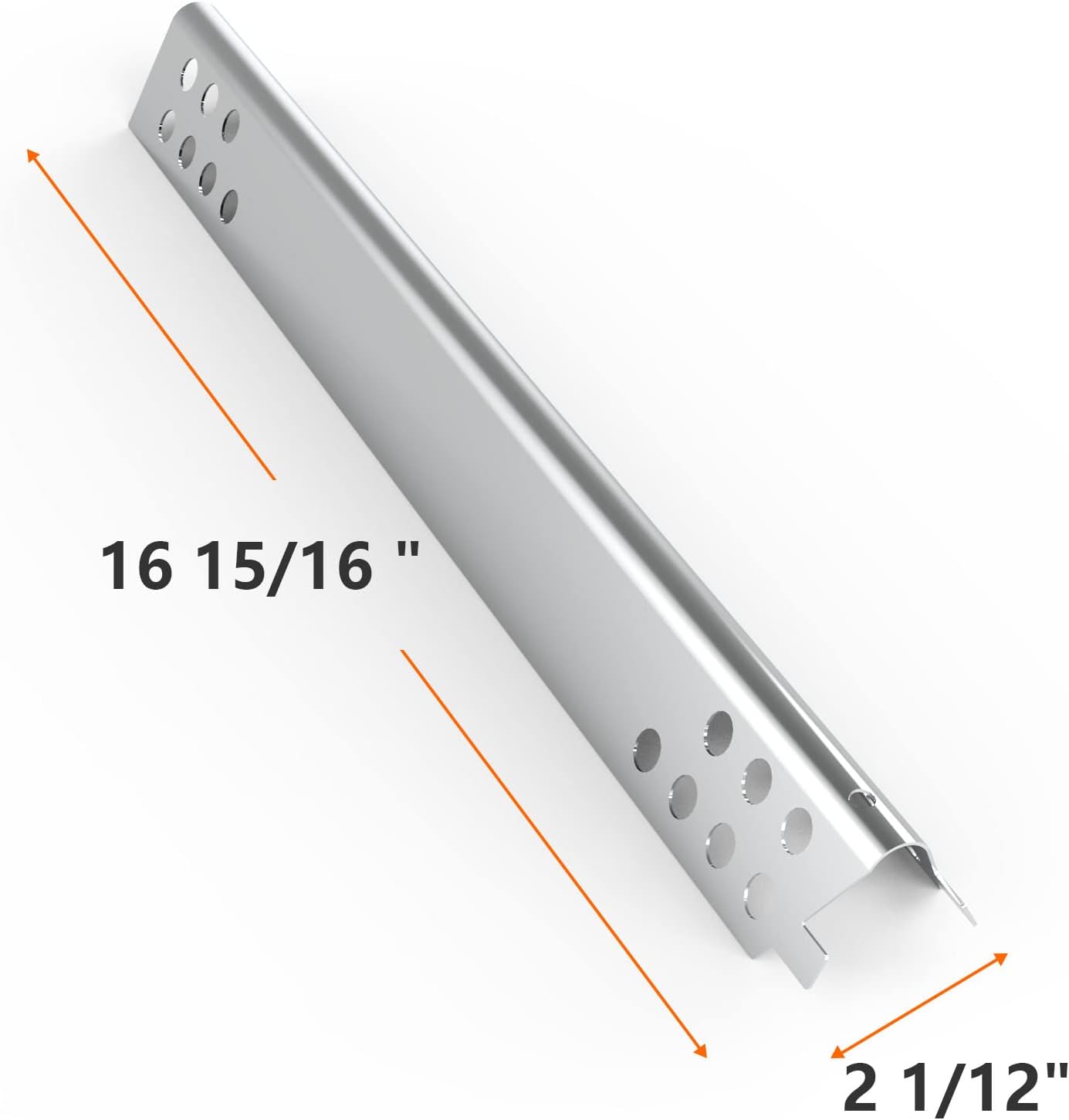 DELSbbq Grill Part Kit for Charbroil Signature 3 Burner Grills 463348017, 463372017, Replacement for Char-broil Performance 2/4/5/6 Burner Grills, Heat Plates, Burners, Crossover Tube, Ignition