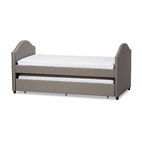 Baxton Studio 424-7301-AMZ Daybed, Twin, Grey