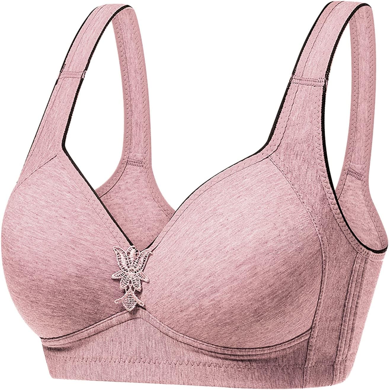 Spring of Sale 2024 - - Bust, Tank Tops with Built in Bras, Womens Sports Bras, Bras for Older Women, Seamless Bras for Women, Strapless Bras for Women, Plus Pink