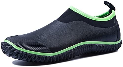 Unisex Waterproof Garden Shoes Womens Rain Boots Mens Car Wash Footwear