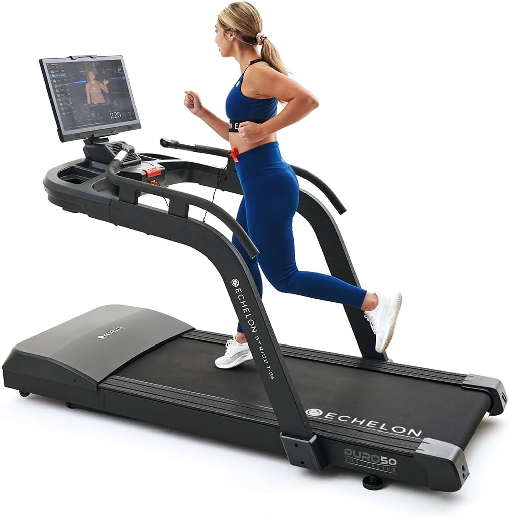 Echelon - Smart Foldable Treadmill | 350 Lb Capacity | Treadmill with Incline | Comfortable Air Cushioning Deck | Elevate Home Workouts | Easy For Storage | USB Charging Port + 30-Day Free Membership